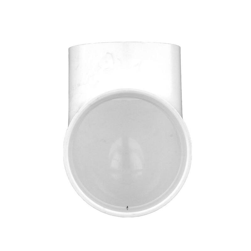 10 in. PVC DWV Vent 90-Degree Hub x Hub Elbow Fitting